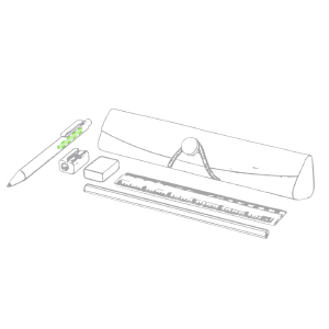 Um rosto esferográfica