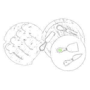 Cabo utensílio 2 cara A