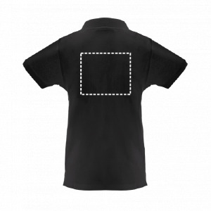 Polo de manga curta peito