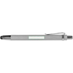 Ao lado do clip, escrita canhoto