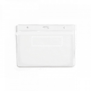 Porta crachás frente superior