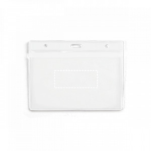 Porta crachás frente superior