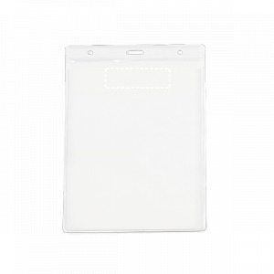 Porta crachás frente superior