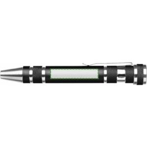 Ao lado do clip, escrita destro