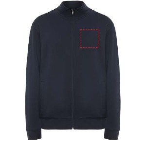 parte esquerda do peito