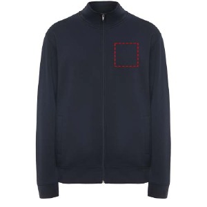 parte esquerda do peito