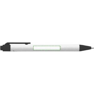 Ao lado do clip, escrita canhoto