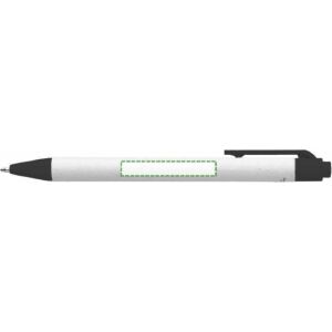 Ao lado do clip, escrita destro