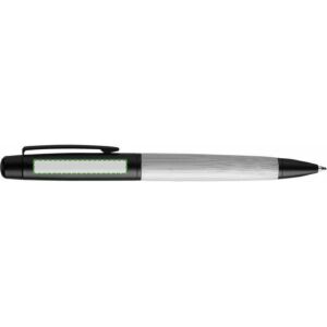 Ao lado do clip, escrita canhoto