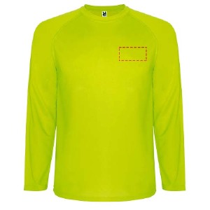 parte esquerda do peito