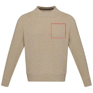 parte esquerda do peito