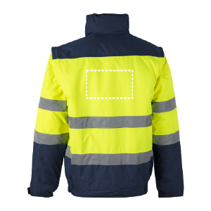 Casaco-reflector costas