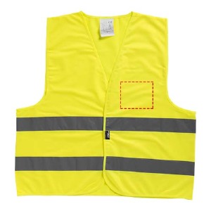 parte esquerda do peito