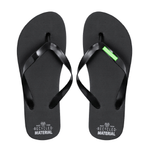 Tira externa do chinelo direito