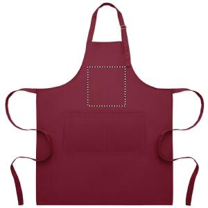 Front above pocket