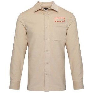 parte esquerda do peito