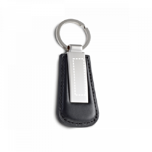 Posição de marcação porta-chaves metal com tampografia