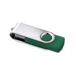 Pens USB personalizadas baratas de borracha com várias cores Techmate cor verde