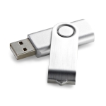 Pens USB personalizadas baratas de borracha com várias cores Techmate cor prateado mate