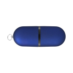 Pens USB promocionais económicas, forma de cápsula Infocap cor azul