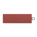 Pen USB gravada retangular de madeira com velocidade 3.0 Ecológica 3.0 cor mogno