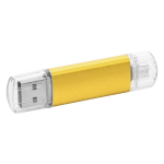 Pen USB personalizada barata com tampa transparente USB Metalcolor