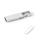 USB Metal Hook cor prateado