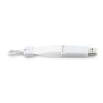Lanyard USB Large cor branco