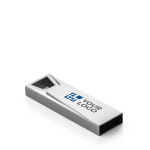 Pen USB metálica personalizada de alumínio Compacto Trapezium