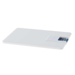 Cartão com ligação USB padrão 3.0 e conector tipo C USB-C 3.0 cor branco