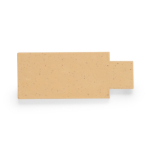 USB minimalista em palha de trigo com logótipo a cores cor natural