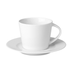 Chávena de café de cerâmica personalizada 160ml Cappuccino Lungo cor branco