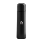 Termo personalizado económico de aço em cores vivas 500ml Colors cor preto vista principal