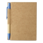 Minicadernos reciclados com caneta, folhas A7 pautadas EcoPocket