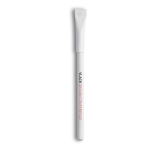 Caneta para empresas feita de cartão reciclado com tinta azul cor branco vista principal