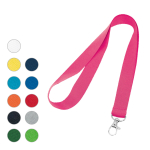 Lanyard personalizado barato de 2 cm com fecho mosquetão BasicStyle varias cores