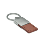 Porta-chaves personalizados de couro e metal na parte superior Deluxe