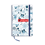 Cadernos personalizados baratos de cor viva, folhas A5 lisas Sketch cor azul vista principal
