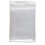 Impermeável dobrável barato de plástico com capuz Blizzard cor transparente