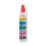 Conjunto de 6 lápis de cera de cor, original caixa de caneta Colorpen cor transparente terceira vista