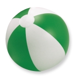 Bola de praia publicitária, opção multicolorida ou bicolor Waterfont cor verde