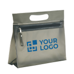 Nécessaire personalizado em PVC transparente a cores Colors cor preto vista principal