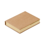 Bloco de Notas MemoPad cor bege segunda vista