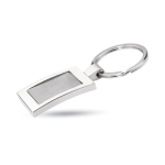 Porta-chaves personalizáveis cromados, prateado brilhante Chrome cor prateado brilhante