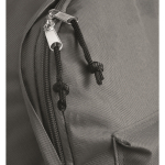 Mochilas personalizáveis de poliéster 600D School Color cor cinzento-escuro