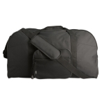 Saco de desporto personalizado em poliéster 600D com alça Antuérpia cor preto segunda vista