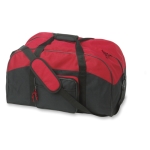 Saco de desporto personalizado em poliéster 600D com alça Antuérpia cor vermelho