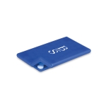 Rebuçados personalizados baratos de menta CandyCard cor azul transparente vista principal segunda vista