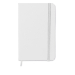 Caderno promocional barato colorido, folhas A5 pautadas cor branco