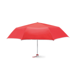 Guarda-chuva abertura e fecho manuais com pega e fita a condizer Ø98 cor vermelho